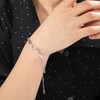 kkjoy Figaro Stainless Steel Chain Bracelet with Heart and Wings