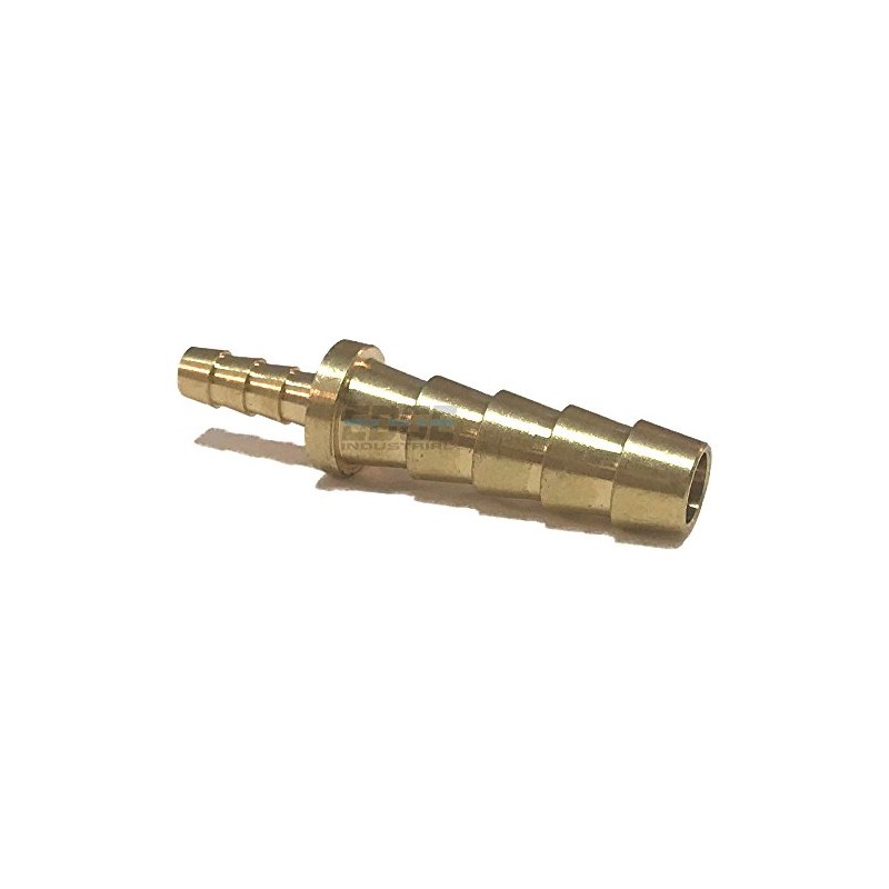 EDGE INDUSTRIAL 1/4" X 1/8" Hose ID Brass Barb Reducer