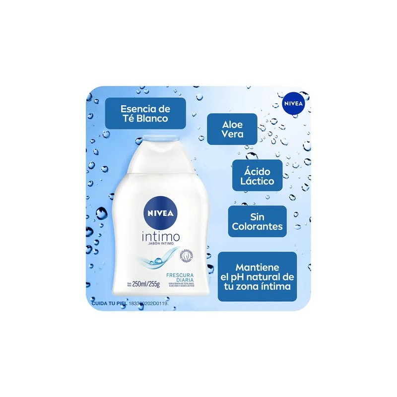 Jabón Íntimo Líquido Nivea Frescura Diaria 250ml