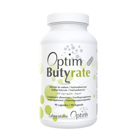 Optim Butyrate Sodium Natriumbutyrat mit verzögerter Freisetzung – 90 Kapseln | Darmtätigkeit, Kolon & Mikrobiota | Nahrungsergänzungsmittel |