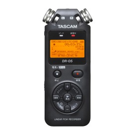 TASCAM DR-05 VER3 Linear PCM Recorder, Handy Recorder, IC Youtube ASMR Music, Wild Birds, Railway Recording, 24 bit/96 kHz, High Resolution