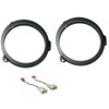 2X 6.5" Front Door Car Stereo Speaker Install Mount Bracket