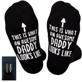 ZXGXLAW Funny Socks Best Ever Dad Birthday Christmas Gifts Idea for Teenagers Wife