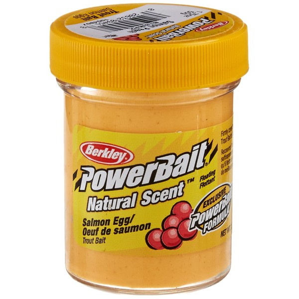 Berkley PowerBait Natural Scent Trout Bait,Salmon Peach