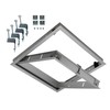 sanuki Ceiling Inspection Mouth Support Hardware 300 Corner Silver 68130 (G)