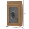 Travelambo Travelambo Slim Wallet Front Pocket Minimalist Leather RFID Blocking