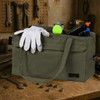 Tool Tote Bag, 16OZ Waxed Canvas Tool Bag with 7-Pocket