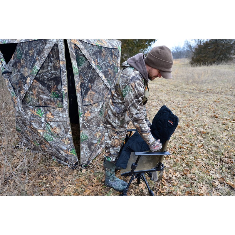 ALPS OutdoorZ Stealth Hunter Chair Seat Cover - Black, Updated