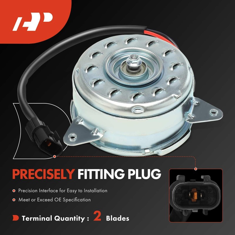A-Premium Radiator Fan Motor Compatible with Mitsubishi Outlander 2014-2014/2017-2020, Outlander