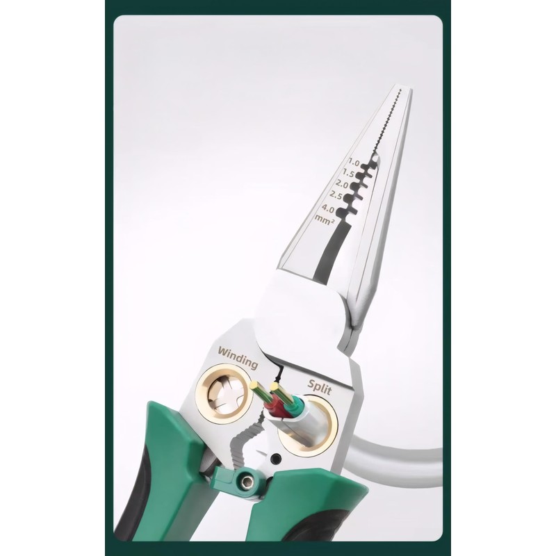8 in 1 Wire Stripper with Voltage Tester, Electric Pliers,