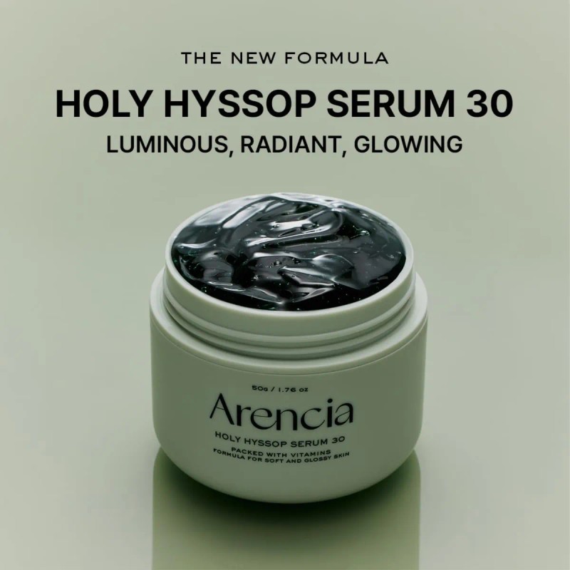Arencia Holy Hyssop Serum Contiene 50g Beauty Momento Aplicación Día