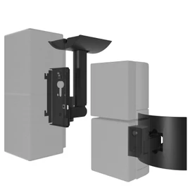UB-20 - Soporte de pared para altavoces Bose Cube (6 10, 15, 18, 28 y 12), color negro