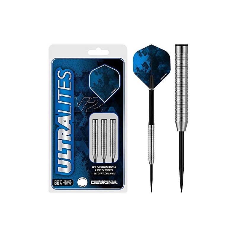 DESIGNA DARTS Ultralites V2 Darts | M5 | Razor Grip