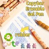 5PCS Capybar Erasable Gel Pen,Capybar Retractable Pens,C/apybar Pens,Erasable Pen,Gel Pe/n
