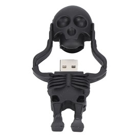 Cartoon U Disk Black Skull Appearance High Speed Bulk Storage Flash Drive Memory Device16GB