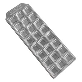 Fackelmann 40927 - Mould for Making Homemade Ravioli Square Shape 24 Fingerprints Aluminium 2.70 x 31.60 x 11.10 cm