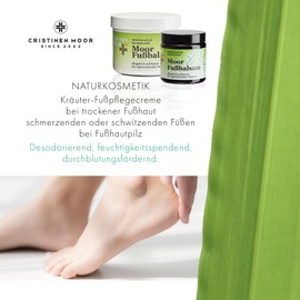 CristinenMoor Moor Foot Balm 400 ml, for Daily Foot Care, Also for Athlete's Foot, Natural Cosmetic