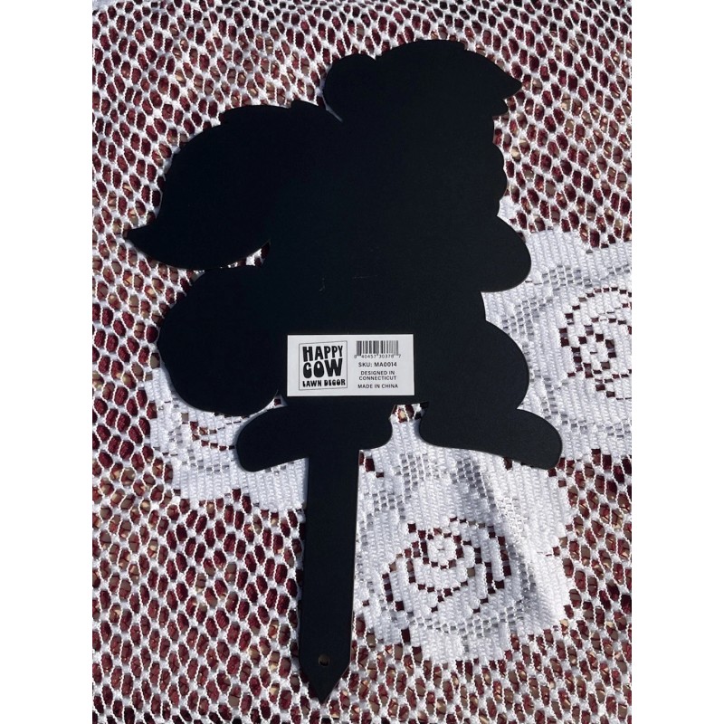 Happy Cow Metal Yard Stake/Skunk Holding It’s Nose/Stinker/S