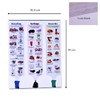 Magnetic Waste Sorting Guide Chart for Refrigerator, Recycling, Garbage and