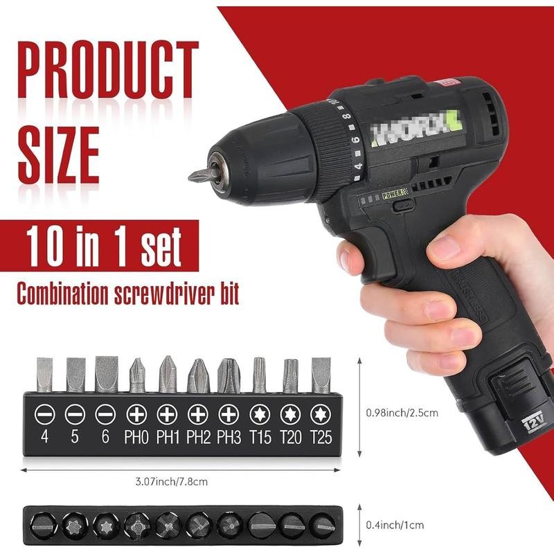Tools Flexible Drill Bit Extension, Include 3pcs Rotatable Socket Adapter