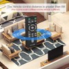 Remote Control, Black ABS Sound Bar Remote Control Replacement for