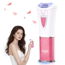 Glabrouse Skin Epilator, Epilators Hair Removal for Face,Smooth Glide Epilators for Women Face with LED Light, Cordless Facial Hair Removal Device for Bikini Arm Legs Underarm, Portable Epilator