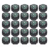 KIMISS 25Pcs Pack Black Survival, Compass Umbrella Rope Accessories Compass