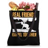 Real Friends Rapple Together Caving Spelunking Tote Bag