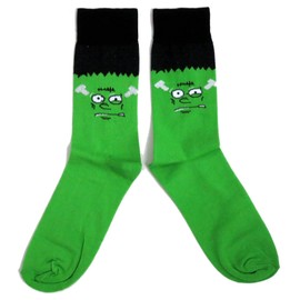 Mens Frankenstein Monster Horror Fan Socks UK 6-11 / Eur 39-45 / USA 7-12