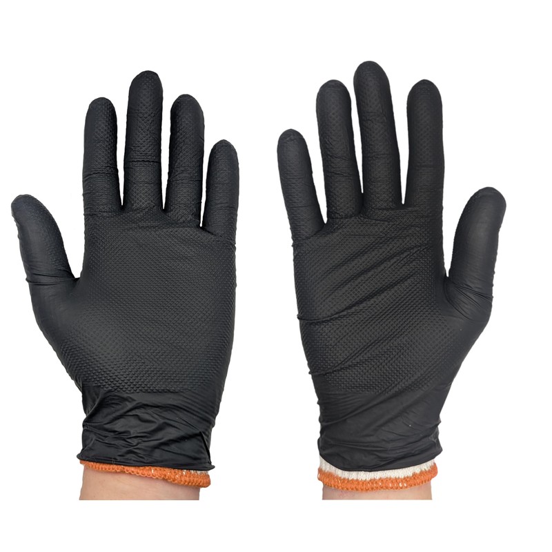 HDMNDD Black Disposable BBQ Grill Gloves Kit - 50 Heavy