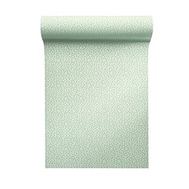 CONCORD WALLCOVERINGS ™ Sample for Display Purpose only. Geometric Floral Textured Wallpaper Featuring Teardrops, Mint Green, 7 in x 10 in, 64793