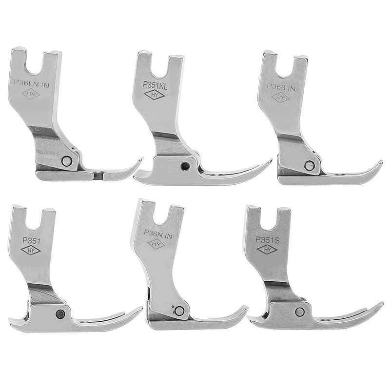 6PCs Presser Foot Single Needle Sewing Machine Accessories Industrial Spare