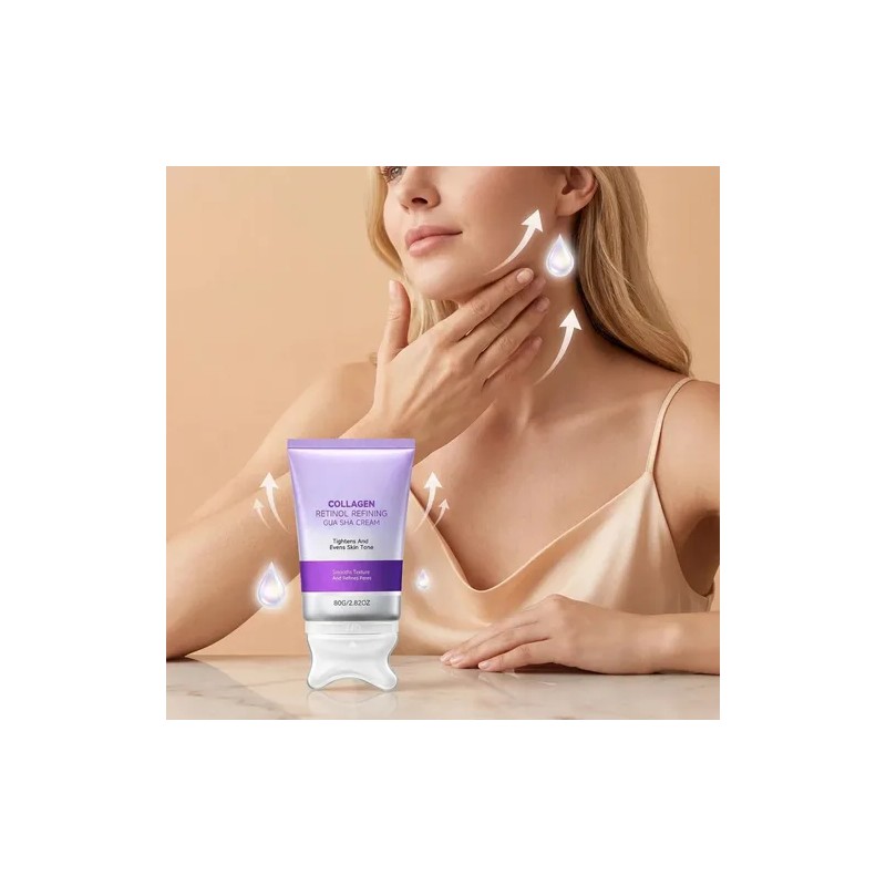 Crema Gua Sha Colágeno Retinol Lifting Hidratante Cuello