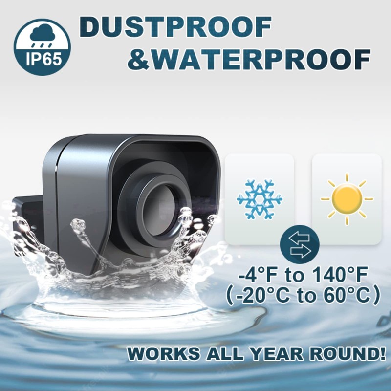 DSALERTS - 1/2 Mile Long Range Wireless Driveway Alarm Weather