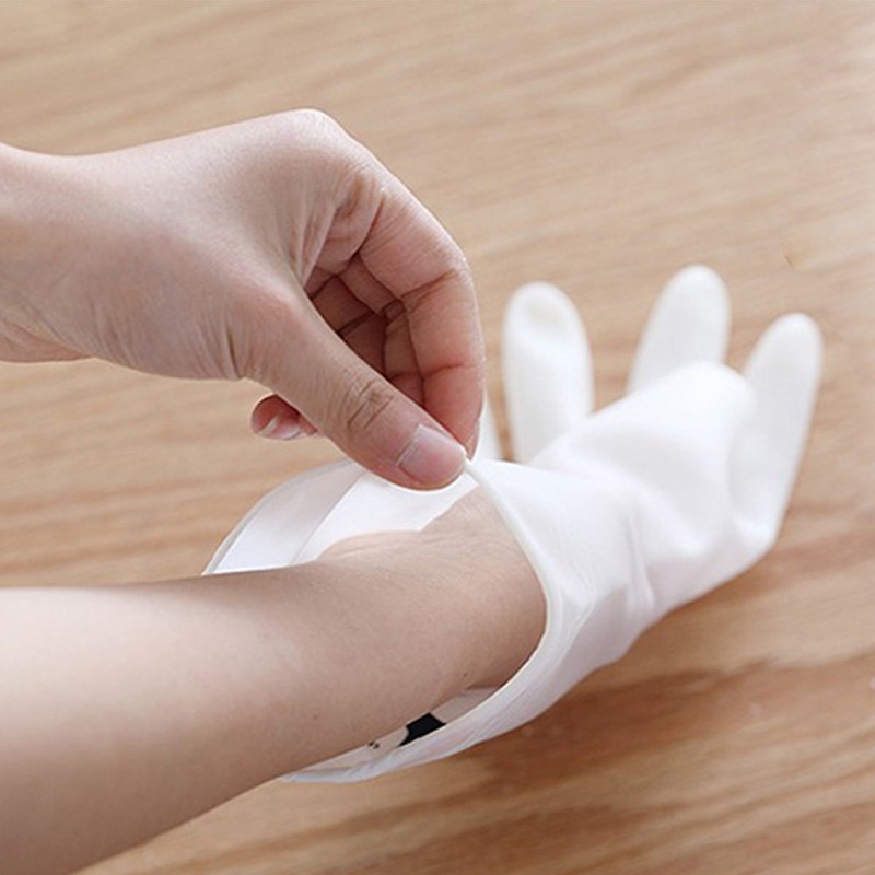 Nitrile rubber gloves kitchen cleaning dishwashing pvc gloves, LL_3 sets