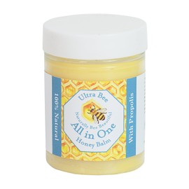 100% Natural All in One Honey Balm, Natural Moisturiser for Sensitive Face, Body, Lips,Tattoo's 100ml