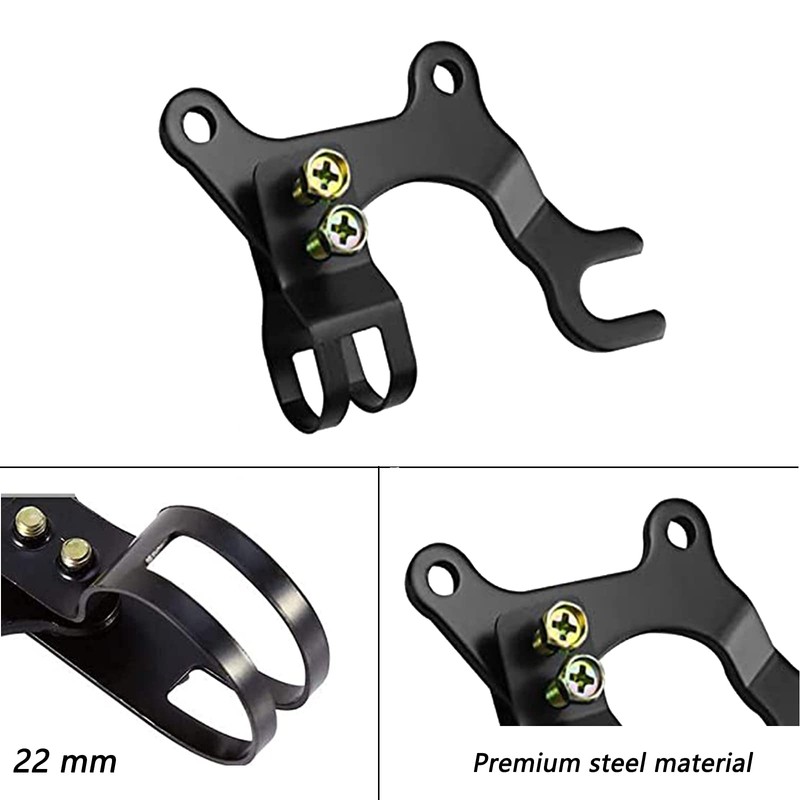 Pack of 3 Disc Brake Mount Frame, Black, Mountain Bike