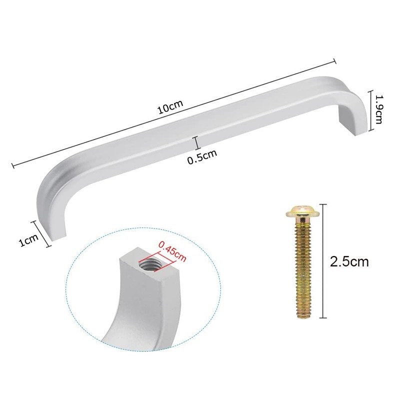 ZADAFINA 10 Pcs Handle Handle Cupboard Cabinet Pull Door Handle