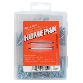 HOMEPAK 41826 Nails and Brads Assortment