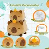 Mewaii 16'' Soft Capybara Plush Pillow Stuffed Animal Squishy Pillow