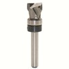 Top Bearing Compression Flush Trim Router Bit 1/4 Shank Pattern