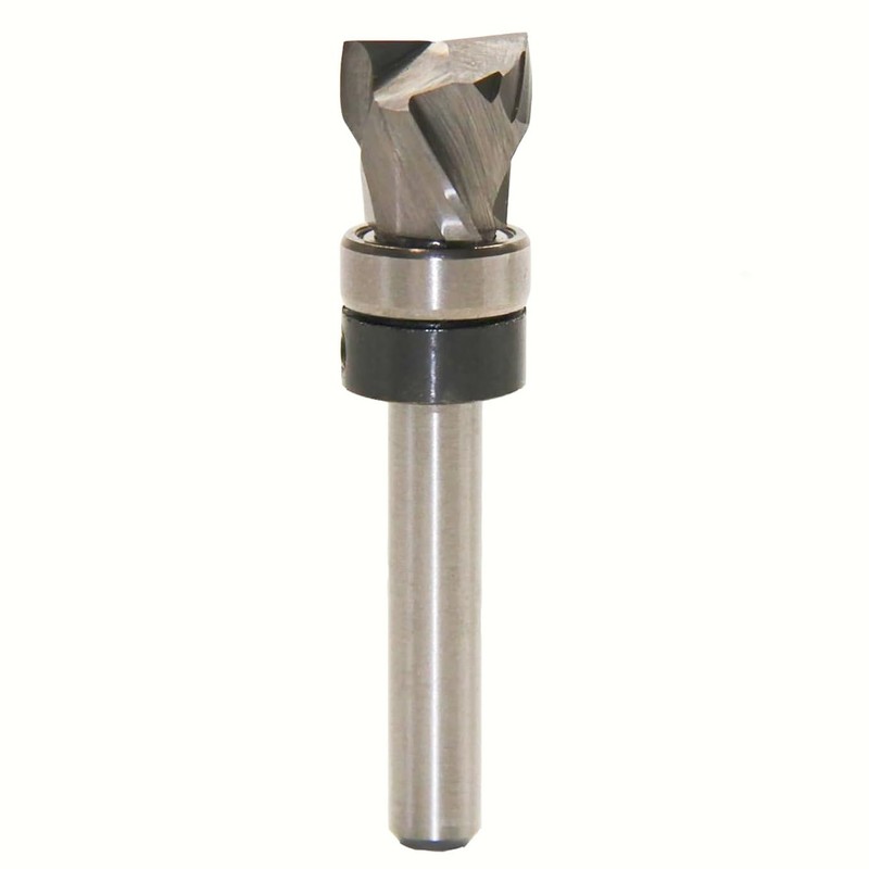 Top Bearing Compression Flush Trim Router Bit 1/4 Shank Pattern