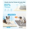 Babygreat Dog Cooling Mat, 59" x 40" Reversible Self-Cooling Mat