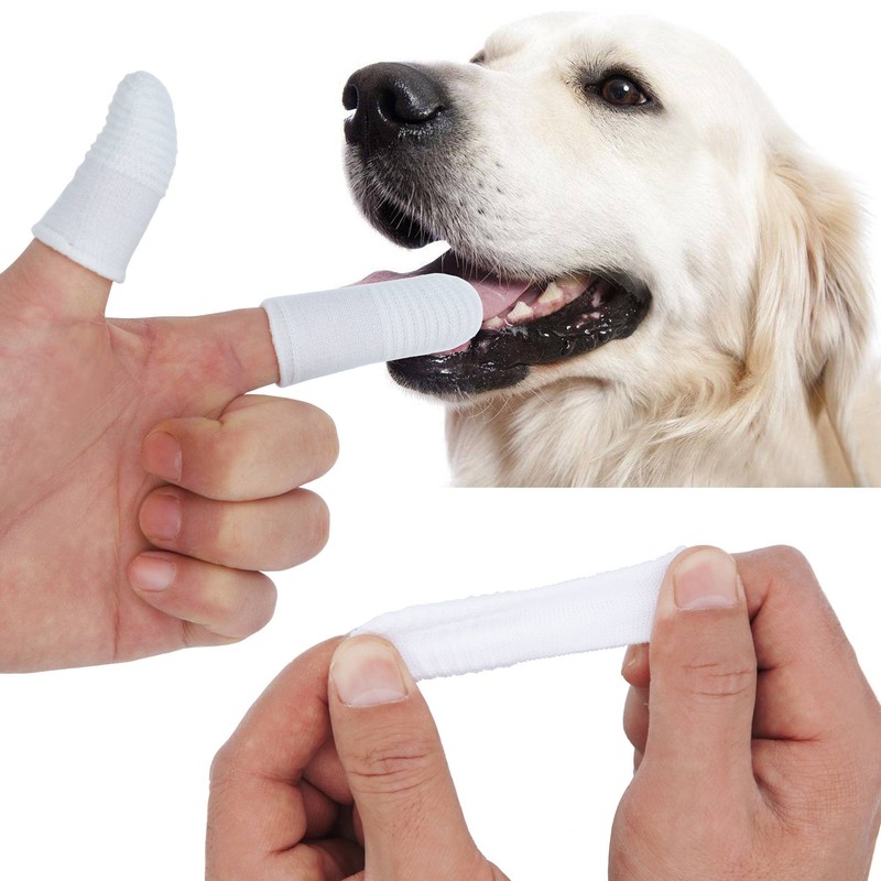 PenVinoo 30 PCS Dog Toothbrush Pet Toothbrush Finger Toothbrush cat