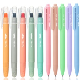 Mr. Pen- Bible Highlighters and Pens, 10 Pack, Gel Highlighters, Cotton Candy Clouds, Bible Highlighters No Bleed, Gel Highlighter No Bleed Through, Aesthetic Pens, Gel Pens, Cute Pens