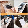 BIUDECO 100pcs Hair Highlighting Paddle Clear Hair Dye Board for