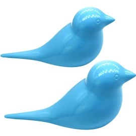 La La Pet 2Pcs 3D Creative Resin Bird Wall Hooks, Home Accessories Wall Decoration Towel Coat Hook Wall Hooks, Blue