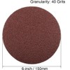 Boxonly 6-Inch PSA Sanding Disc Adhesive-Backed Sanding Sheets Aluminum Oxide