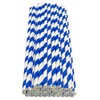 Haobase 50Pcs Paper Drinking Straws, Biodegradable Paper Straws for Drinking