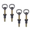 HEVSTIL 4PCS Antique Brass Swing Mirror Mounting Bolt 3-2/3" Long